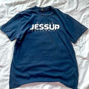 William Jessup University Navy Blue T-Shirt, size XL